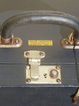 valise  ancienne bois , cartonnée, vintage