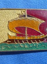  presse-papier ancien en laiton émaillé