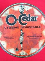 Jolie boite en tôle publicitaire O-Cedar 