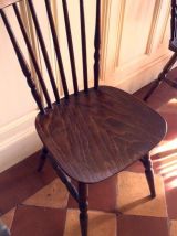 Série de six chaises vintages Baumann modèle Tacoma