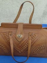 Sac a main en cuir artisanal