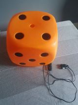 lampe forme de dé années 70