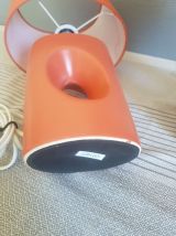 paire de lampes orange années 70