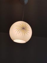 suspension boule peinte à la main signée