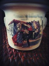 Sarreguemines - pot à foie gras Simplex - décor obernai