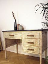 Bureau vintage années 50 relooké
