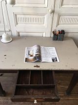 Table bureau bois massif