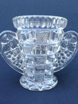 Trois vases Art Deco en verre moulé - VMC Reims