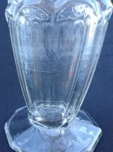 Trois vases Art Deco en verre moulé - VMC Reims