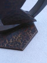 Paire de Serre-livres Oiseaux - Fer forgé martelé