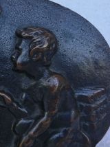 Bas-relief sculpté en bronze - France - XIXeme siècle