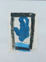 Gravure d'art contemporain signée Philippe Lepatre "Le Vent"