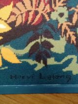 Tapisserie ancienne les oiseaux de Paradis