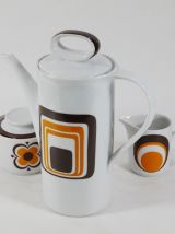 Service à café en porcelaine 70s