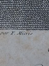 Gravure XVIIIeme siècle - "Tricoteuse Hollandaise"