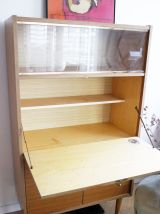 Secrétaire vintage style scandinave 60's pieds compas