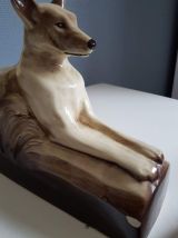 statue animalière céramique signée L François Ste Radegonde