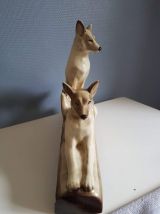 statue animalière céramique signée L François Ste Radegonde