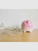 Tirelire porcelaine cochon 