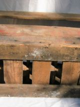 Casier bouteille vintage société des vins de France bois déc