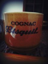 service à café publicitaire Bisquit Cognac