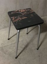 Tabouret en formica années 70