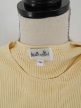 Haut Top 100% Soie Cotelé "Maille en Plus" VINTAGE 80'S - 38