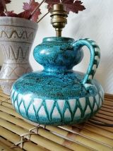 LAMPE VINTAGE CÉRAMIQUE 1960 - style Vallauris 