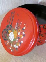 Belle boite asiatique à compartiments empilables 