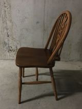 Chaise en bois style Ercol