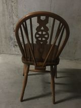 Chaise en bois style Ercol