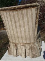 Rare paire de fauteuils vintage en velours