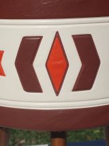 Rare travailleuse Vintage tripode très colorée