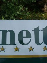 Ancienne plaque émaillée Finette sur le Vin