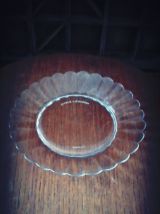 vintage DURALEX assiettes fleurs 