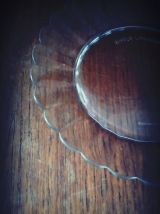 vintage DURALEX assiettes fleurs 