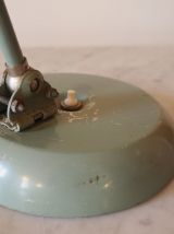 Lampe de bureau vintage en aluminium laqué