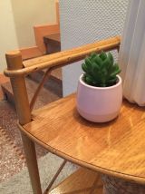 Meuble d'angle en rotin