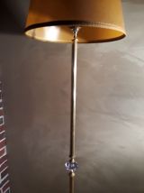 lampadaire  pied chrome or 1970 classic 