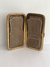 Etui à cigare époque Napoléon III soie et broderie