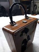sac a main bois 40s vintage japanais 