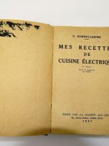 mes recettes de cuisine electrique dumont lespine  ALs thom