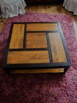 lot de 5 meubles en bois massif (accacia)