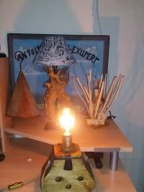 Boite à furet lampe vintage