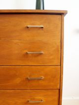 Commode vintage scandinave pieds compas 60's