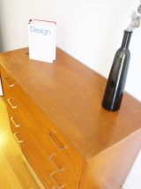 Commode vintage scandinave pieds compas 60's