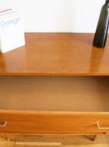 Commode vintage scandinave pieds compas 60's