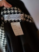 Jupe grise chiné Made in France Vintage