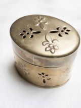 boîte à bijoux laiton doré