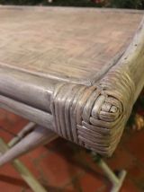 Desserte vintage en Bambou